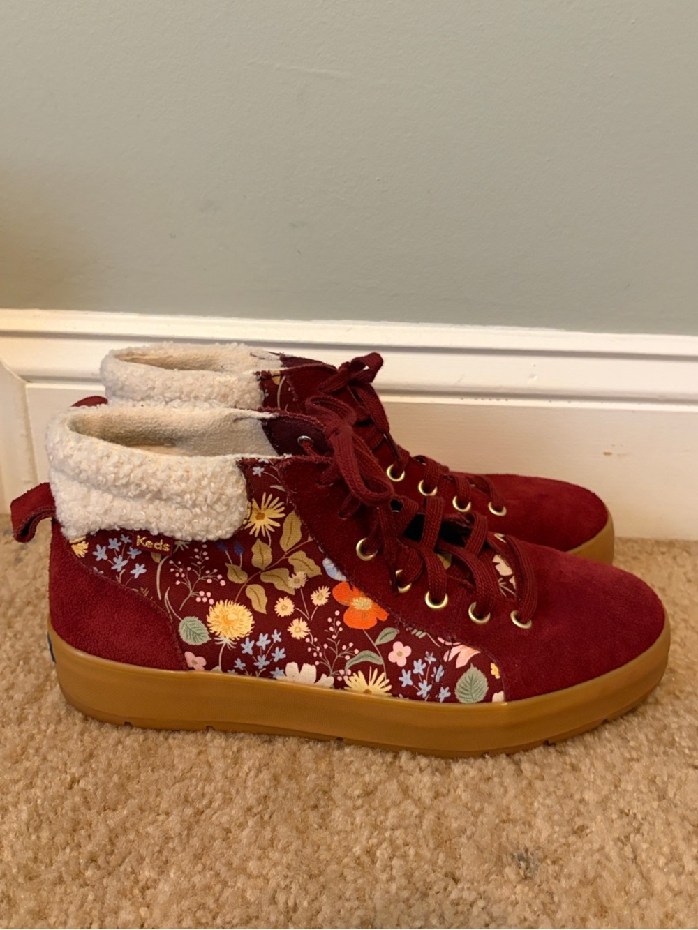 Keds & Rifle Paper Co. Tahoe Nouveau High-Top shoes - Women’s size 10